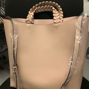 Jules Kae - Charlotte Shopper Tote beige tan NWT